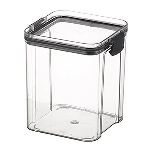Advancent Recipiente de almacenamiento de alimentos con tapas herméticas, dispensador de despensa, especias, aperitivos, organizador de harina Organizadores de utensilios de cocina 950ML
