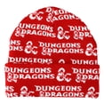 thumbnail image 2 of Gorro tipo beanie Bioworld Dungeons & Dragons con logo rojo y vuelta, 2 of 2