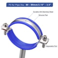 thumbnail image 3 of Unique Bargains 2Pack Pipe Supports Adjustable Pipe Bracket Clamp Pipe Strap for 80-89mm Pipe, 3 of 4