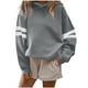 thumbnail image 3 of Camiseta de maestra/o,Sudadera con capucha de lunares, jersey de manga larga para mujer, top informal de poliéster, corte holgado para uso diario, sopatenor, 3 of 9