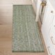 thumbnail image 1 of Alfombra para correr LEEVAN, lavable, verde, 60 x 180 cm, algodón, reversible, 1 of 6