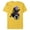 Yellow, variant on Marvel Black Panther Wakanda Tech Suit and Panther Mask Icon - Short Sleeve Blended T-Shirt for Adults - Customized-Yellow