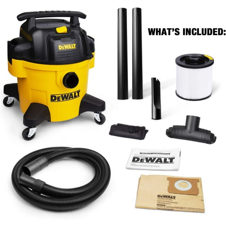 DEWALT Stealth Sonic Wet/Dry Vacuum With Accessories, 44 OFF