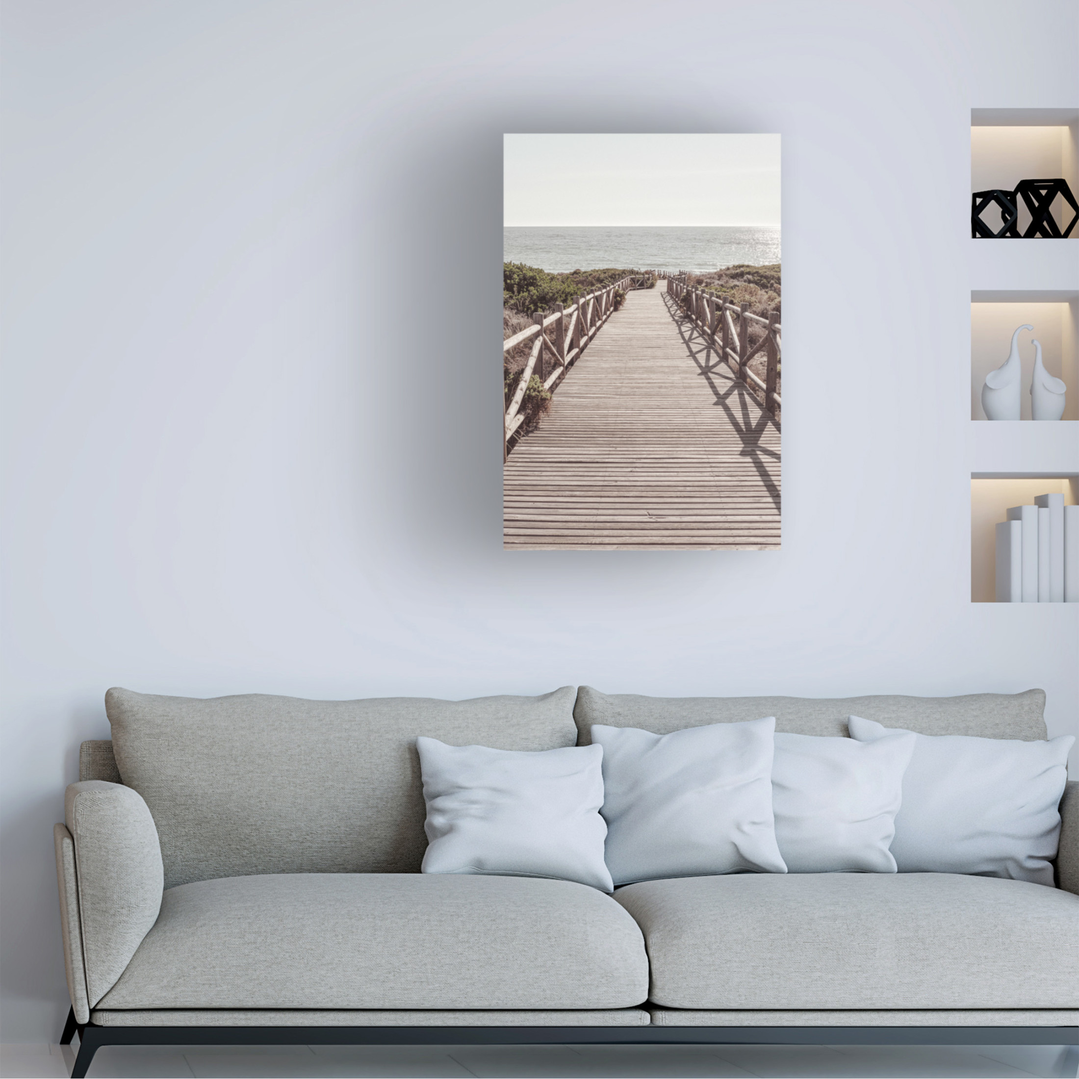 Pictufy Studio III 'Beach 3' Canvas Art - 30 x 47 Inches