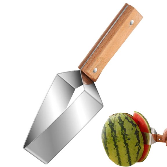 Stainless Steel Watermelon Cutter Portable Watermelon Cutter Easy-to-clean Slicer for Kitchen Home Bar Party