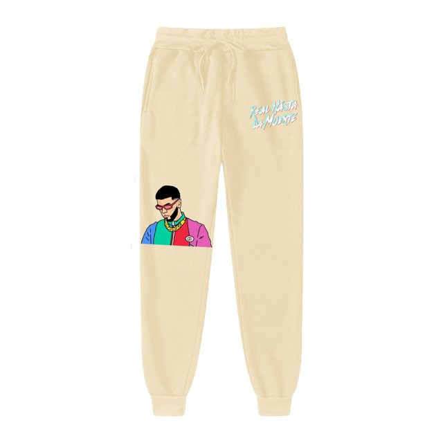 Anuel AA-pantalones de chándal para Hombre, ropa de calle Real Hasta La Muerte, novedad de 2023