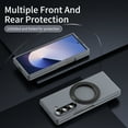 thumbnail image 6 of For Samsung Galaxy Z Fold 5 Case with Screen Protector, Grip Ring Kickstand Shockproof Hard PC Back Cover Anti-Scratch Bumper Drop Protection Slim Fit Phone Case for Samsung Galaxy Z Fold 5, Gray, 6 of 7