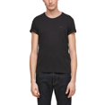 thumbnail image 2 of s.Oliver Camiseta para hombre: básica, cuello redondo, algodón, lisa Negro L (Large), 2 of 4