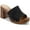 Black MC, variant on Womens TWIGGYY Open toe Retro Block Heel