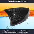 thumbnail image 4 of Tapa de espejo lateral Unique Bargains 2PCS para Audi A3 2014-2020, RS3 2015-2020, S3 2017-2020, fibra de carbono, 4 of 7