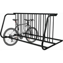Commercial Grid Bike Rack, 61" Floor Bike Rack, Bicycle Floor Parking Stand, 10-Bike Capacity Power Coated Steel Dual-Sided Bicycle Storage Stand for Garages, Stores, Schools & Universities