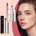 thumbnail image 1 of Lápiz labial humectante con vitamina E, 3,8 g, 6 opciones de color, ceras veganas Fórmula para hidratación y protección antioxidante, brillo sutil, tratamiento de mascarilla labial nocturna, color, 1 of 9