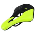 thumbnail image 1 of Asiento acolchado universal para bicicleta de montaña, cuero de PU, transpirable, impermeable, ín, accesorio ligero para ciclismo a prueba de - verde Sunnimix Reemplazo del sillín de bicicleta, 1 of 8