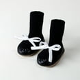 thumbnail image 2 of JAJAHO Baby Girls Socks Shoes Toddler Walking Shoes High-Top With Cute Bowknot Design For Kids Girl 1-3T Versatile Shoe, 2 of 3