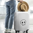 thumbnail image 2 of Stretch Luggage Cover L(25-28in)– Elastic Travel Suitcase Protector with Handle Openings & Bottom Closure, Washable Polyester Spandex Cover for 18"-32" Suitcases, S/M/L/XL Size, 2 of 6