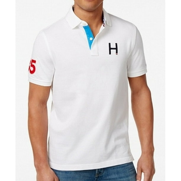 Tommy Hilfiger Tommy Hilfiger NEW Bright White Mens Size XLT Polo