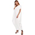 thumbnail image 5 of Robe Maxi Harem à Manches Courtes pour Femmes, 5 of 5