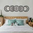 thumbnail image 6 of Pcapzz 5PCS Moon Phase Mirror Set,Black Moon Natural Design Wall-mounted 3D Nordic Style Moon for Christmas Home Bedroom Wall Decor, 6 of 11