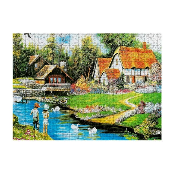 1000 Large Adult And Childrens Puzzle Festival Gift Virtual Puzzle Christmas