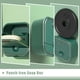 thumbnail image 1 of Milisten 1Ud Caja Para Jabón De Pared Verde Sin Perforaciones Con Drenaje Y, 1 of 8
