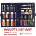 thumbnail image 3 of Set de arte ArtCreativity Deluxe para niños con 101 piezas y libro, 3 of 8