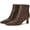 Chocolate, variant on Women's Deesha Ankle Boot Dark Gold Leather 7.5M