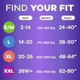 thumbnail image 5 of Always Discreet Adult Incontinence Underwear for Women, L, 17 CT, 5 of 15