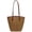 Brown, variant on 2-In-1 Women Straw Woven Summer Beach Bag Large Bucket Tote Purse Casual Shoulder Bag Eco-Friendly Top Handle Handbag