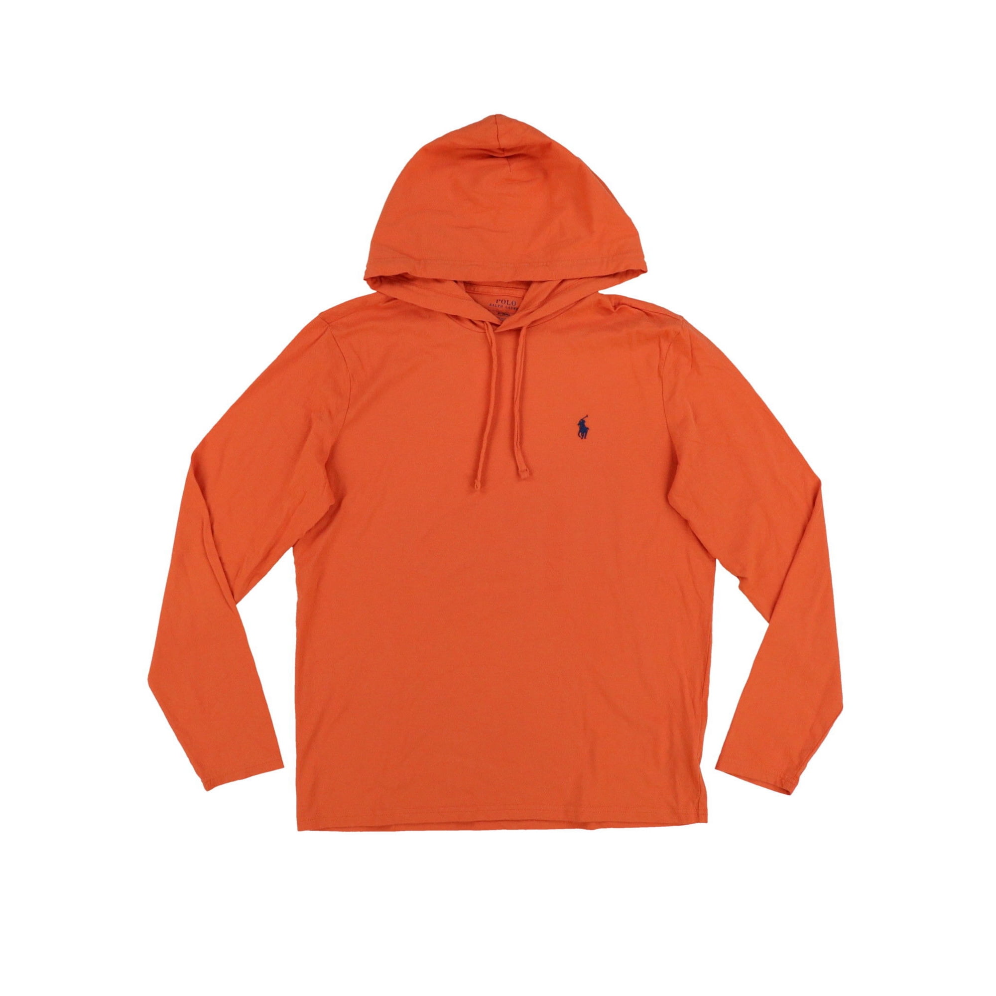 Polo Ralph Lauren Mens Hooded Jersey T-Shirt (Large, Orange) - Walmart.com