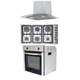 thumbnail image 1 of Combo Parrilla a Gas Disa Home 6 Quemadores Acero Inox Campana Cristal 60 cm Horno a Gas LP 60 cm, 1 of 10