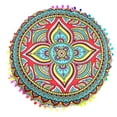 thumbnail image 2 of Skegnu Throw Pillow Indian Floor Pillows Round Bohemian Cushion Pillows Cover Case Cushions Throw Pillow Inserts for Bedding, 2 of 5