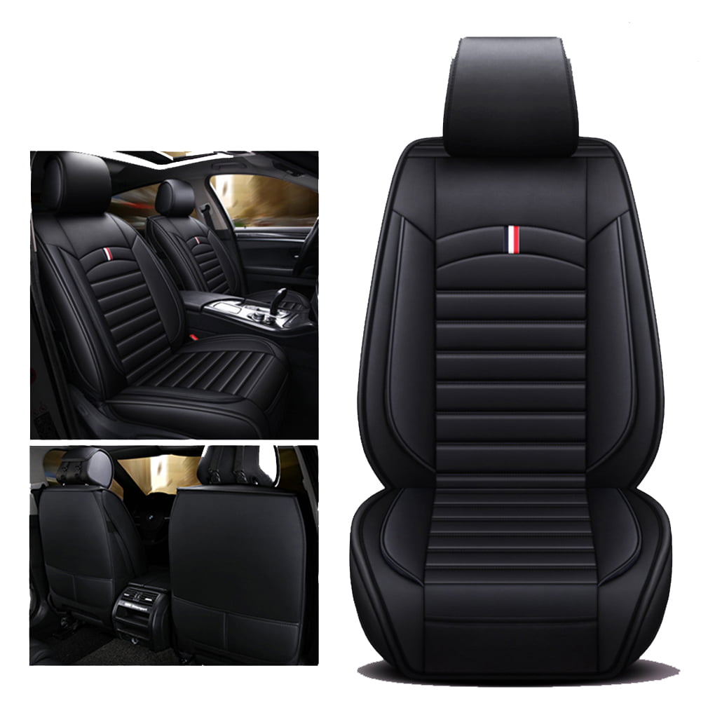 Leather Car Seat Covers, Faux Leatherette Automotive Vehicle Cushion