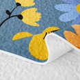 thumbnail image 5 of Erosebridal Rustic Sunflower Botanical Quilt King for Girls, Cute Bee Animal King Coverlet Set, 3pcs, 5 of 7
