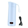 thumbnail image 1 of jifeng Travel Heating Cup Compact Portable Electric Kettle Leakproof Stainless Steel Fast Boiling Mini Tea Kettle With LCD Display And Adjustable Temperature Suitable for home office travel Blue, 1 of 9