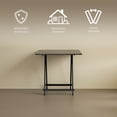thumbnail image 3 of Ilios Innova | Mesa Plegable Multifuncional Portátil Negra, Ideal como Escritorio, Mesa Auxiliar, de Comedor o para Picnic, con Estructura de Metal y Superficie de MDF., 3 of 9