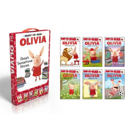 Oliva Series - OLIVIA's Sensational Stories : Olivia Helps Mother Nature; Olivia Goes to the Library; Olivia Plays Soccer; Olivia Measures Up; Olivia Builds a House; Olivia Becomes a Vet