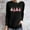 Black, variant on VgaVtl Womens T Shirts Cotton Christmas Long Sleeve Women's Plus Size Tops Casual Holiday Christmas Tree Layering Tops,Black XL