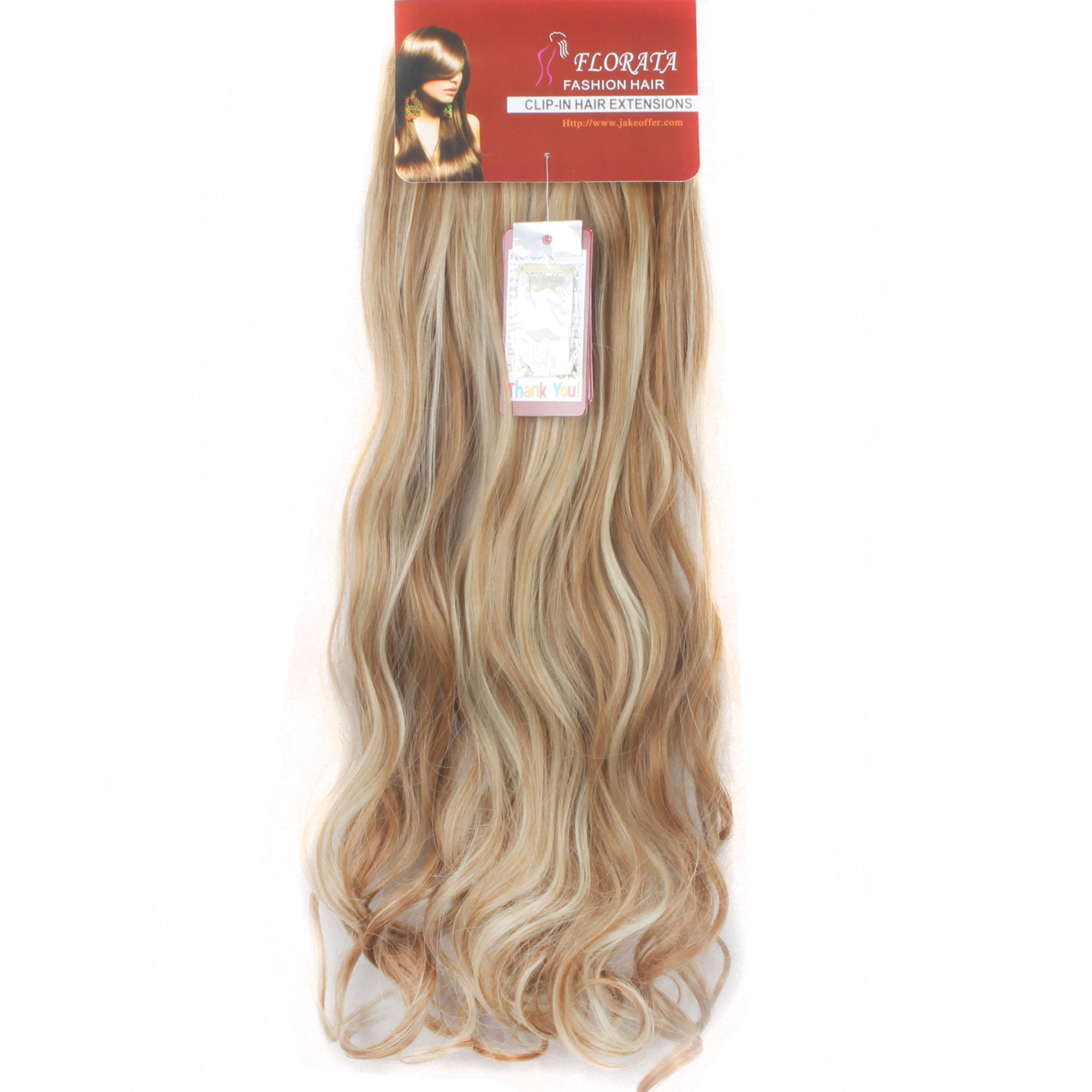 Florata 24 Women Curly Long Hair In Hair Extensions 8 Pieces 19 Clips