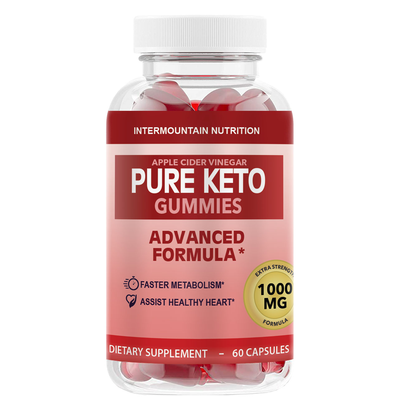 Pure Keto Apple Cider Vinegar, Keto Apple Cider Vinegar Gummies, Pure