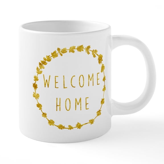 CafePress - Welcome Home - 20 Oz White Ceramic Mega Mug