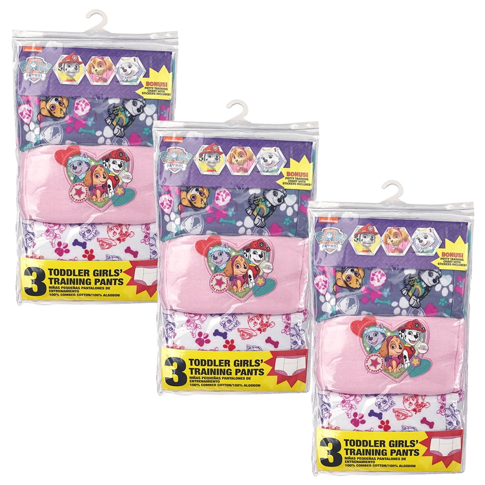 Paw Patrol Toddler Girls 3pk Training Pants ( Pack of 3 ) Walmart Canada