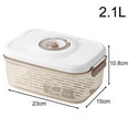 thumbnail image 1 of Food Vacuum Storage Box Sealed Fresh-Keeping Food Dispenser Large Capacity 2.1L, 1 of 4