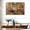 thumbnail image 3 of Elephant Stock Sophisticated Crystal Chandelier Wall Art - Horizontal Canvas Wall Art - Living Room Wall Decor - Decor Elements Canvas - Orange And Brown Decor - 39" x 26", 3 of 8