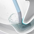 thumbnail image 1 of Escobilla de baño Escobilla de baño Escobilla de inodoro portátil de mango largo Conveniente Likrtyny Para estrenar, 1 of 6