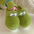 thumbnail image 2 of Mignons Crocodiles à Bande Unique Hiver Nouvelles Pantoufles pour Femmes Talon Souple Plateforme Fourrure Chaudes Intérieur Confortables Maison Duveteuses Pantoufles Maison LS, 2 of 6
