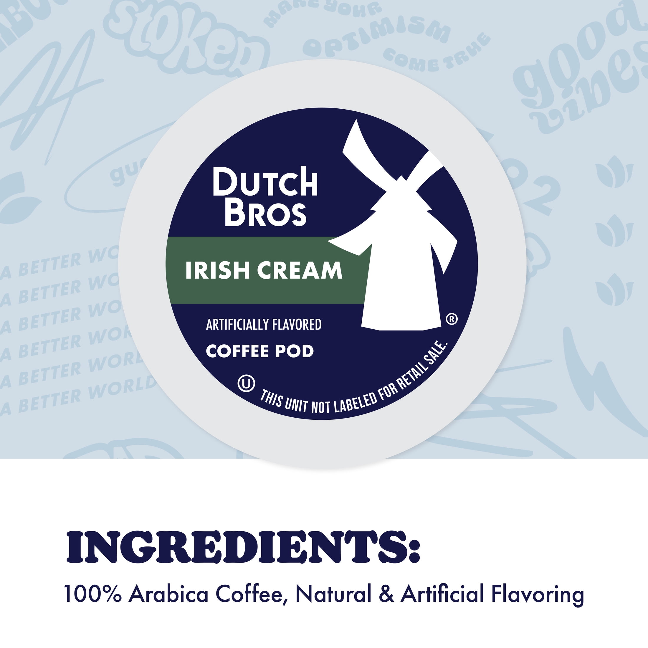 Dutch Bros Irish Cream Flavored Coffee Inspired by Kicker®, 22 Count, Medium Roast, Single Serve Coffee Pods for Keurig K-Cup Brewers