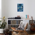 thumbnail image 4 of Art.com Loose Flowers on Blue I Stretched Canvas Print Wall Art by Silvia Vassileva, 18" x 24", 4 of 4