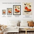 thumbnail image 3 of Harvest Bowl Autumn Fruits Red Kitchen Art Print Framed Poster Wall Decor 12x16 inch, 3 of 5