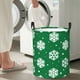 thumbnail image 5 of Fotbe Snowflake Cesto de Ropa con Asas, Cesto Impermeable de Gran Capacidad, Bolsa de Lavado para Dormitorio, Cesto de Ropa con Ruedas y Asas-Small, 5 of 6