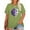 3-1-Green, variant on XCHQRTI Womens Plus Size Graphic Tees Faith T-Shirts Christian Tshirt Casual Short Sleeve Tops